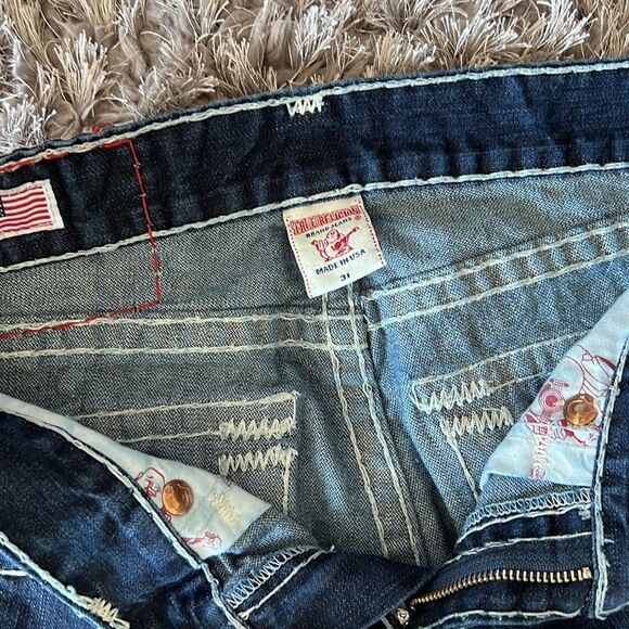 Mens Joey Super T True Religion Jeans - Picture 4 of 5